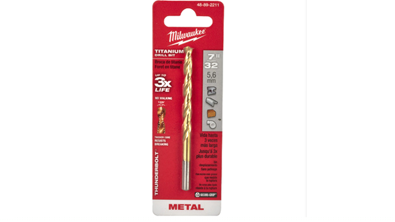 Broca para metal 7/32
