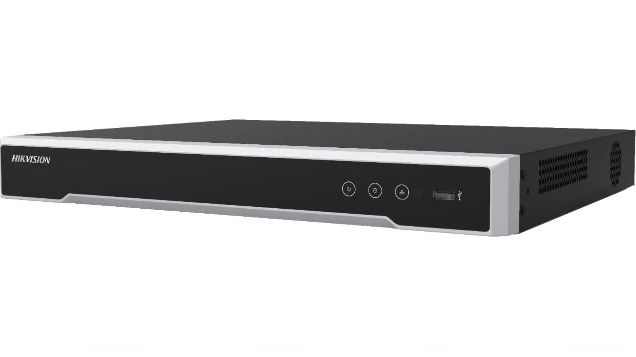 Hikvision NVR DS-7616NI-Q2/16P 16CH PoE 8MP 4K Grabador vídeo NVR puertos PoE (HDD no incluido)