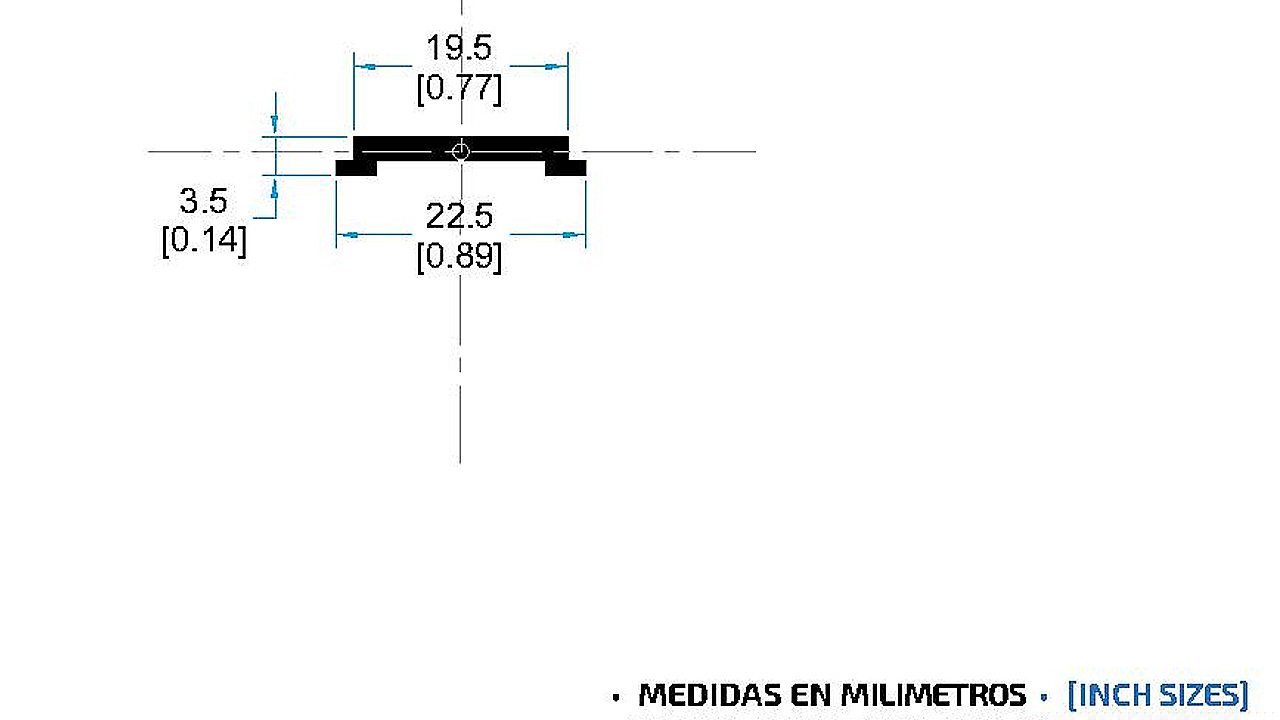 Serie 1400, perfil 1506 Pletina Cremona