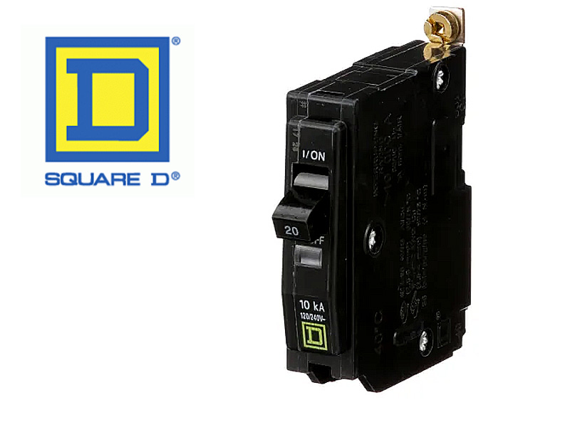 Interruptor termomagnético QWIK GARD® (Sensibilidad = 6mA) 1x30 amperes Square D QO130GFI