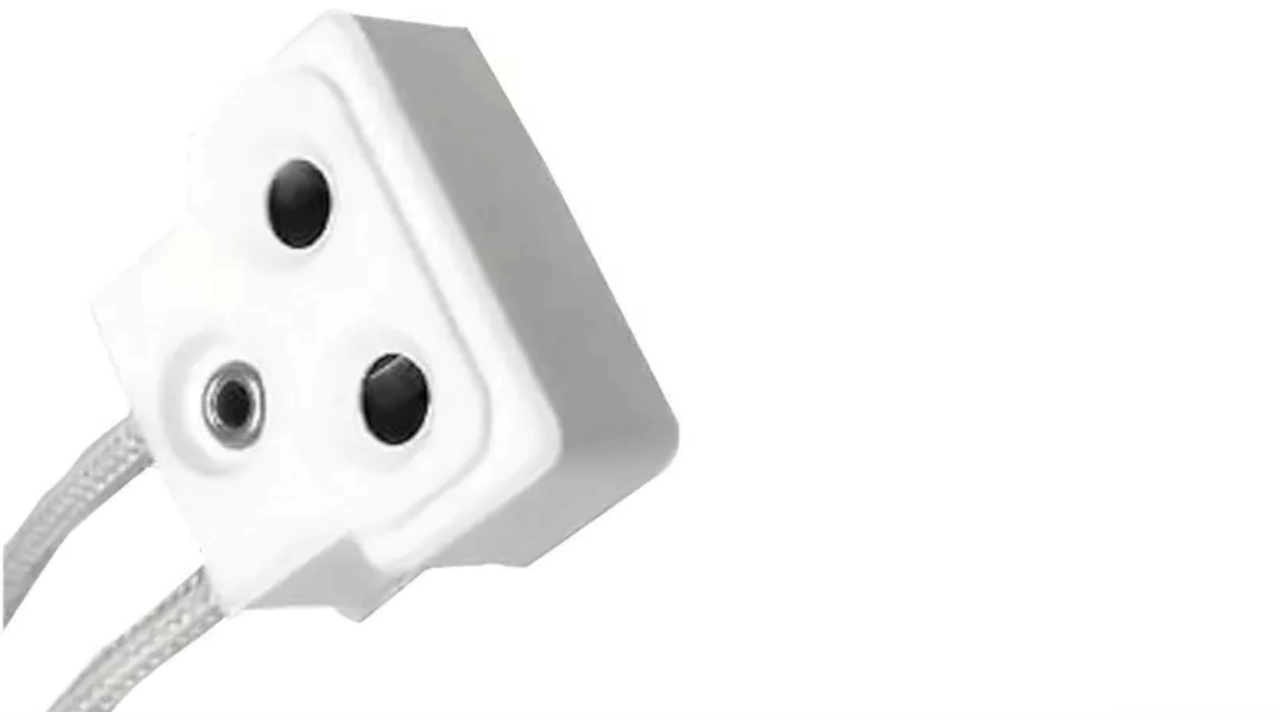 Socket conector base G9.5 de 2 polos