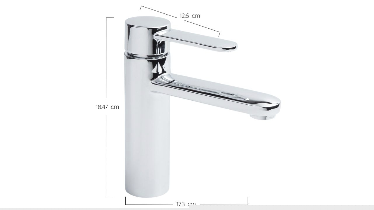 Monomando corto para lavabo Urrea NEEK Código 9433NK