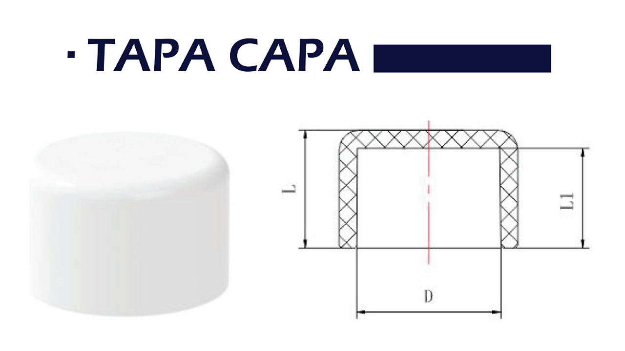 PVC hidráulico Ced. 40 Tapón hembra 1